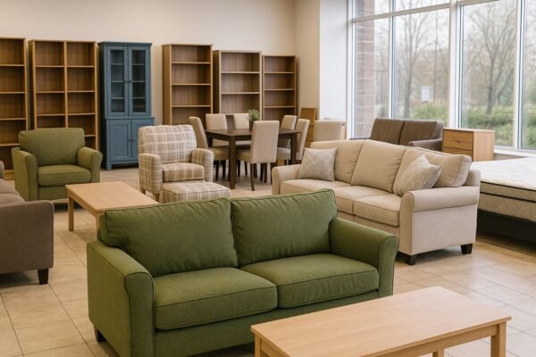 معرض أثاث مستعمل موثوق يعرض قطعًا أنيقة بجودة عالية