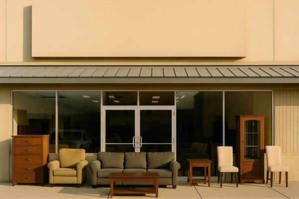 واجهة محل أثاث مستعمل في المنطقة العاشرة بالكويت