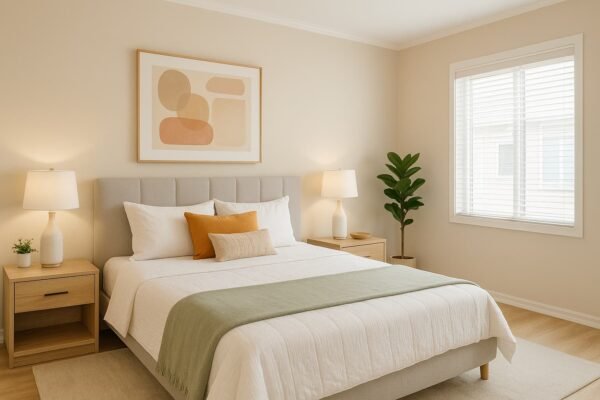 غرفة نوم مستعملة بعد التجديد في الكويت