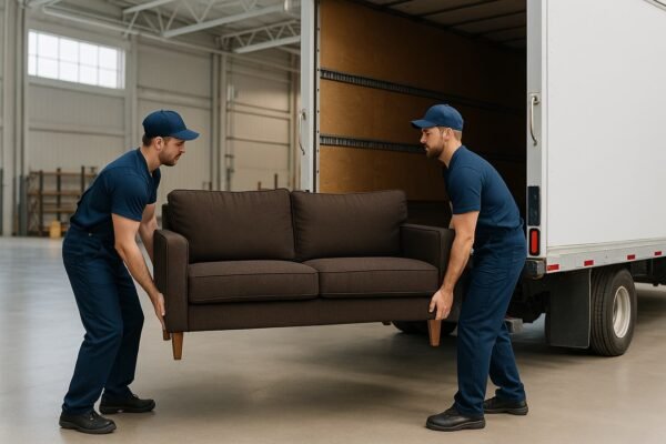 تحميل أثاث مستعمل داخل شاحنة في الفروانية الكويت