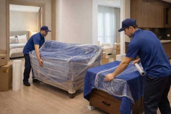 نقل أثاث منزلي داخل شقة بطريقة آمنة