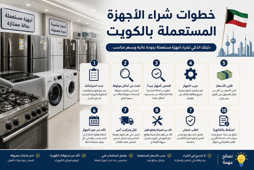 خطوات شراء الأجهزة المستعملة